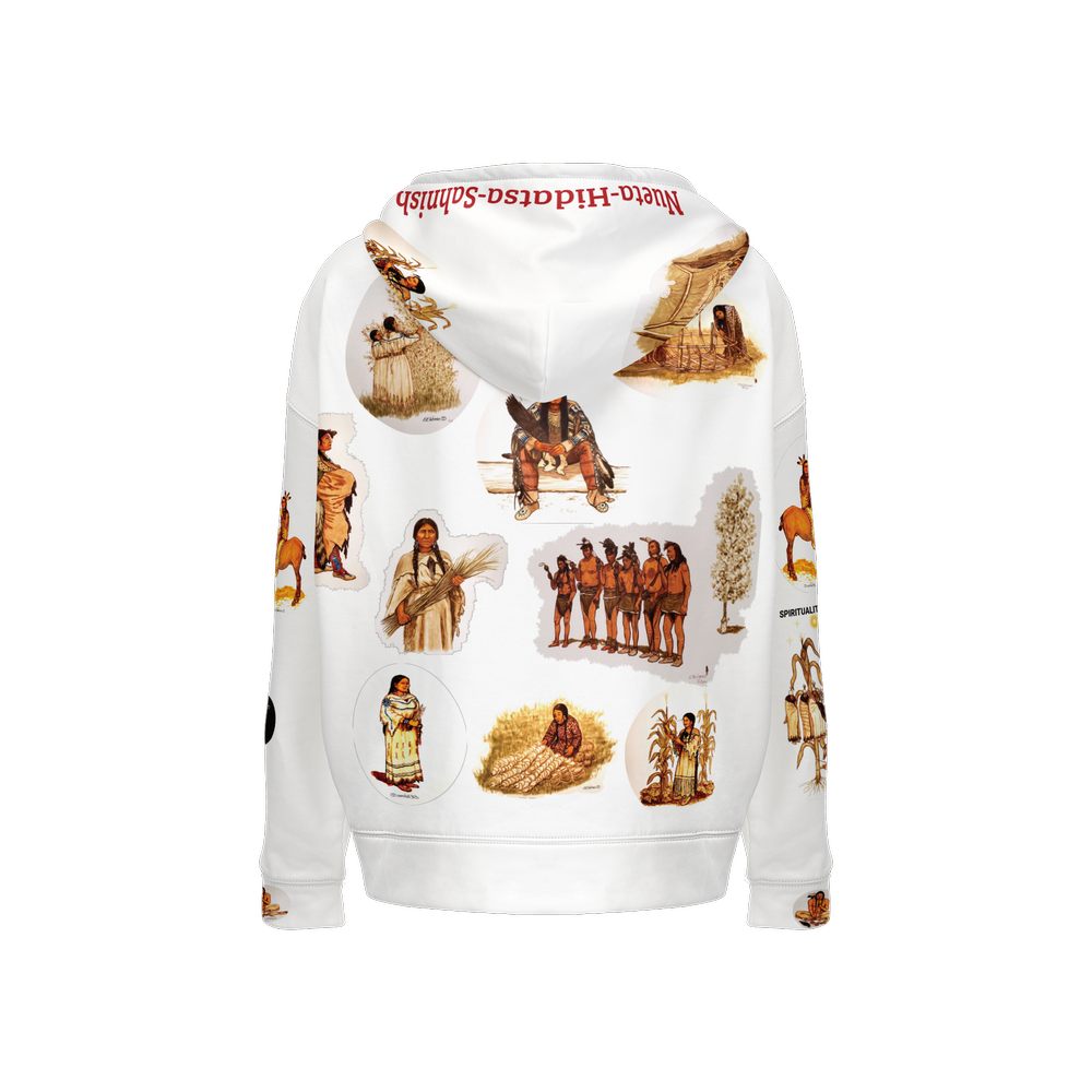 NUETA-HIDATSA-SAHNISH UNISEX Men’s Relaxed Fit Hoodie-Super Heavy 375g