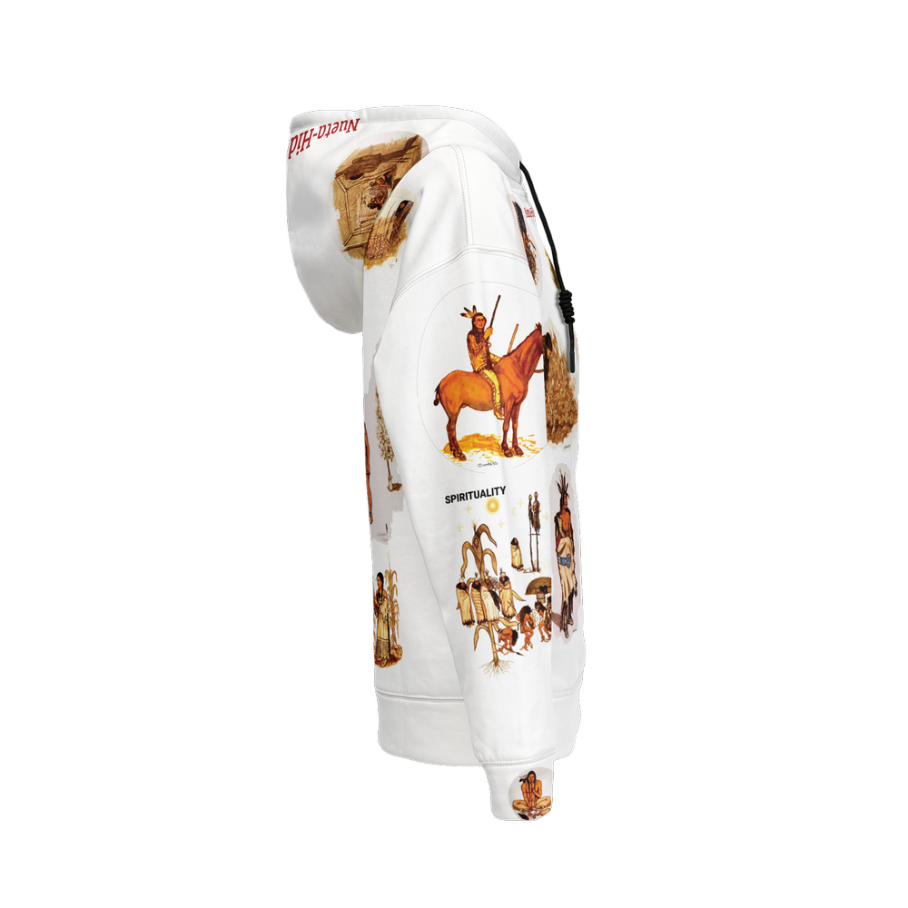 NUETA-HIDATSA-SAHNISH UNISEX Men’s Relaxed Fit Hoodie-Super Heavy 375g