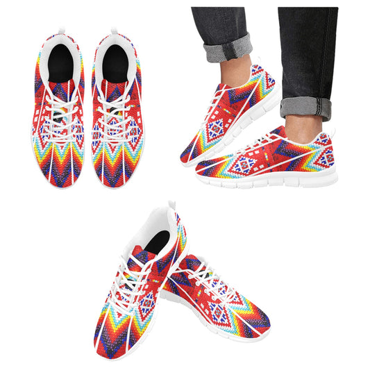 RED BEADS MOCCA Men & Women Sneakers