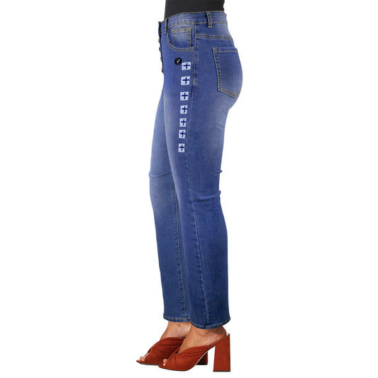 4 DIRECTIONS  Women's Jeans (Front Printing)(Made in Queens)