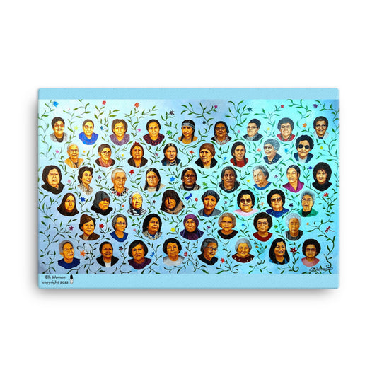 MANDAN-HIDATSA-ARIKARA WOMEN Canvas